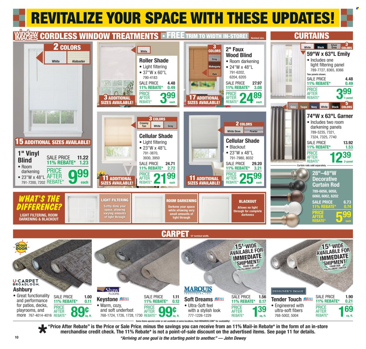 Menards ad - 09/18/2025 - 09/28/2025. Page 16