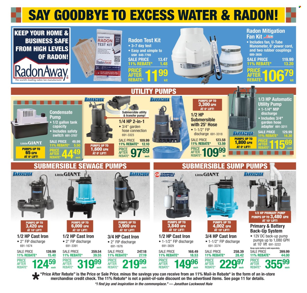 Menards ad - 09/18/2025 - 09/28/2025. Page 19