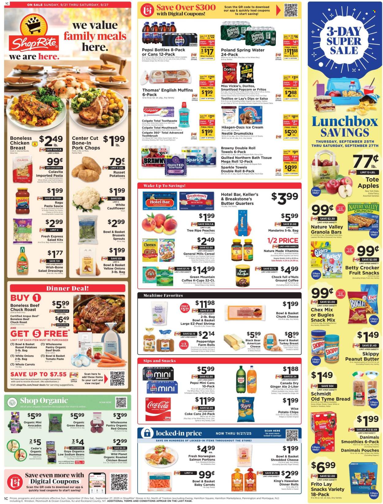 ShopRite ad - 09/21/2025 - 09/27/2025. Page 1