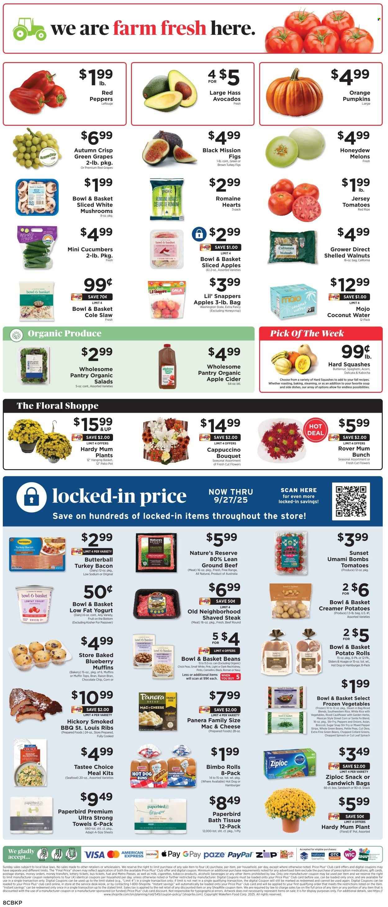 ShopRite ad - 09/21/2025 - 09/27/2025. Page 9