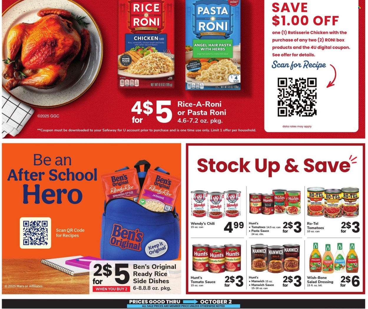Safeway ad - 09/05/2025 - 10/02/2025. Page 21