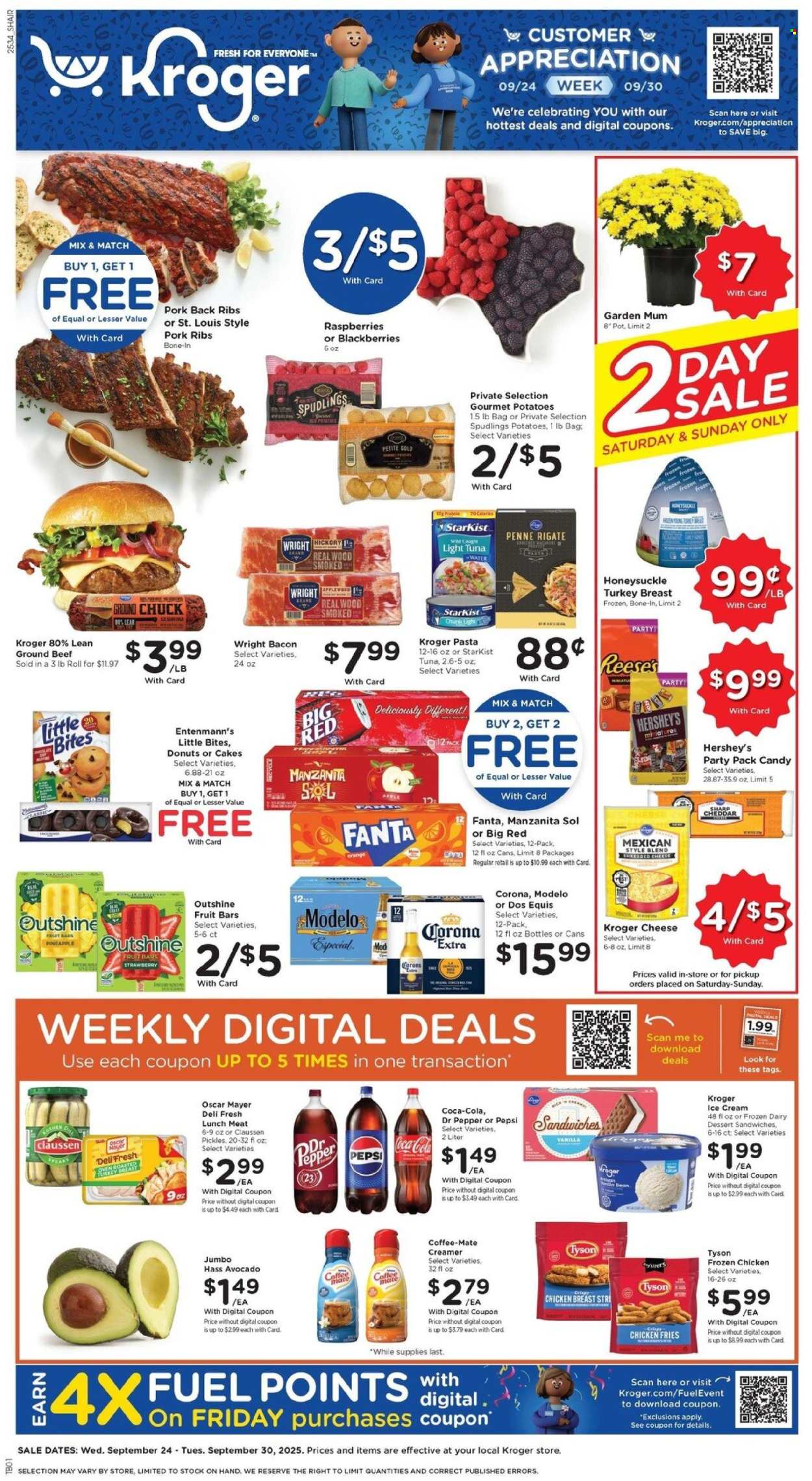 Kroger ad - 09/24/2025 - 09/30/2025. Page 1