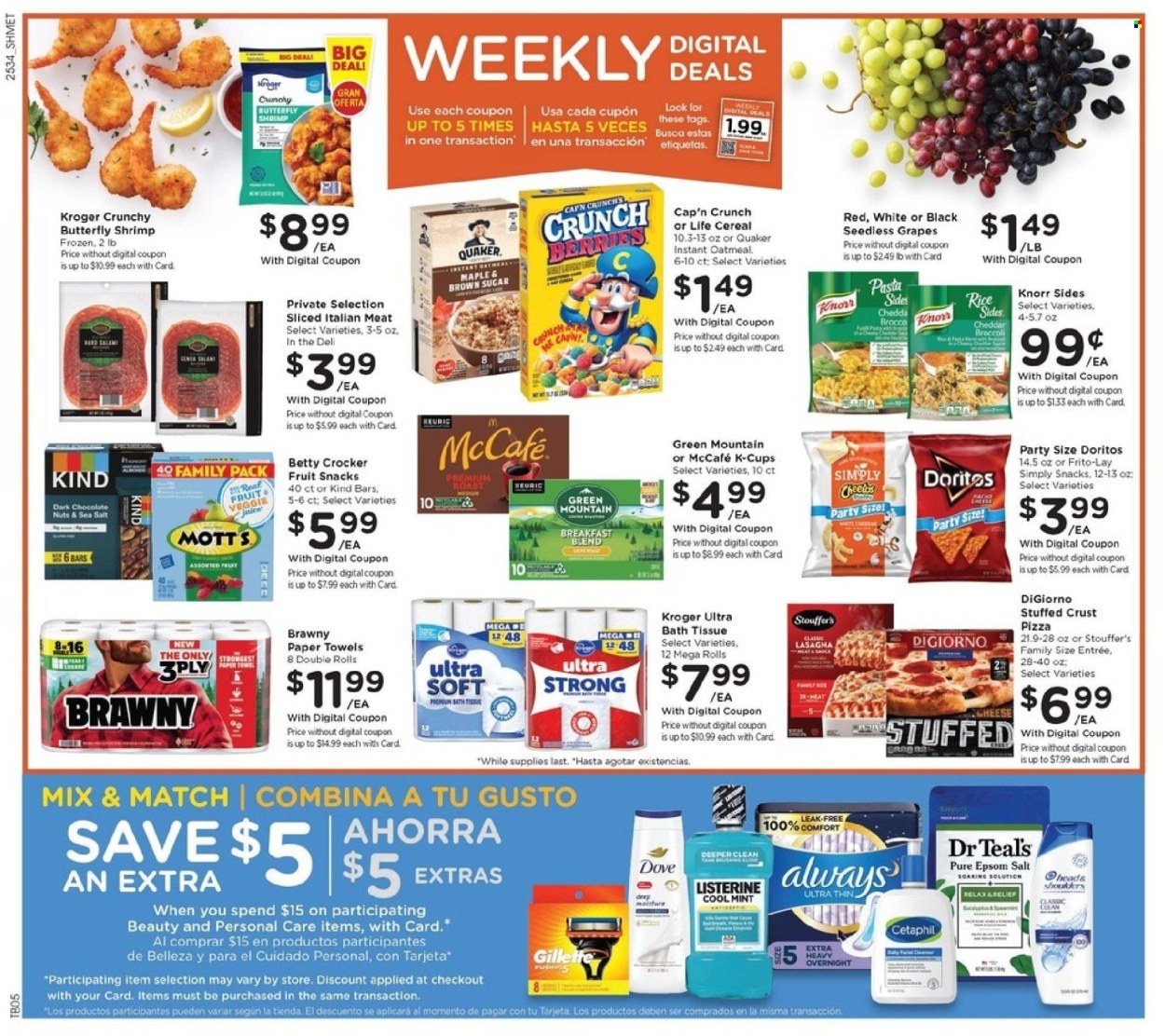 Kroger ad - 09/24/2025 - 09/30/2025. Page 2