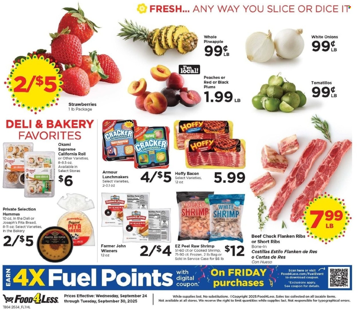 Food 4 Less ad - 09/24/2025 - 09/30/2025. Page 4