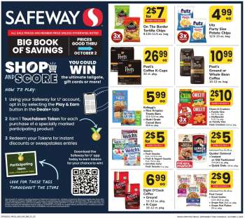 Safeway Flyer - 09/05/2025 - 10/02/2025.