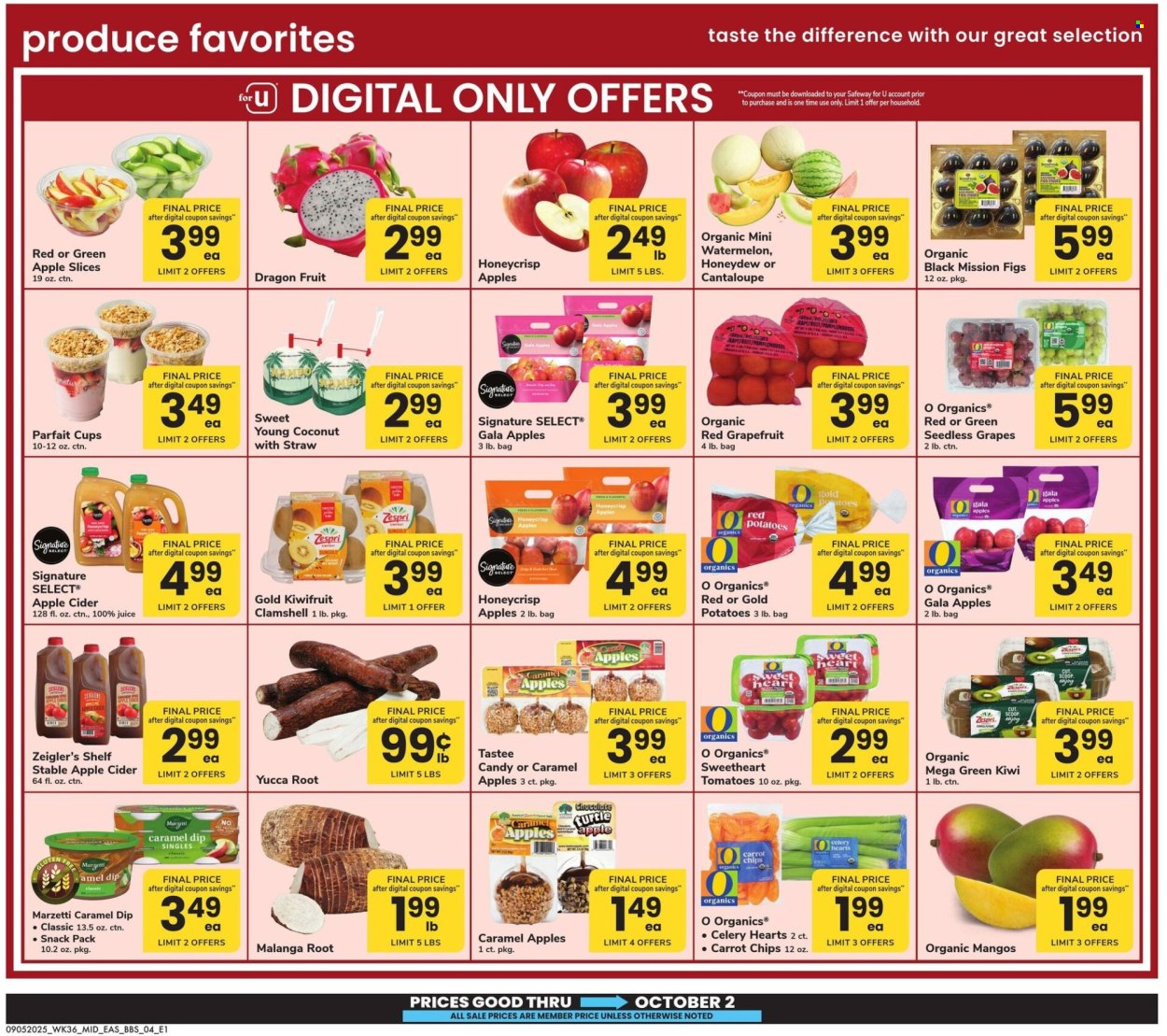 Safeway ad - 09/05/2025 - 10/02/2025. Page 4