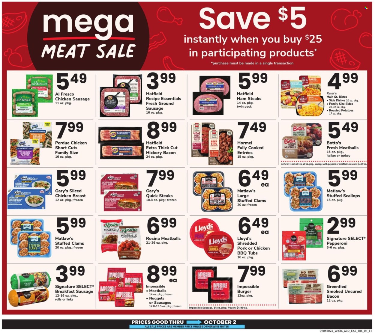 Safeway ad - 09/05/2025 - 10/02/2025. Page 7