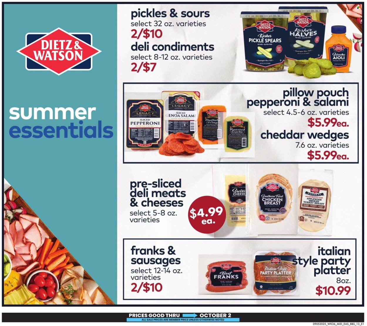 Safeway ad - 09/05/2025 - 10/02/2025. Page 13