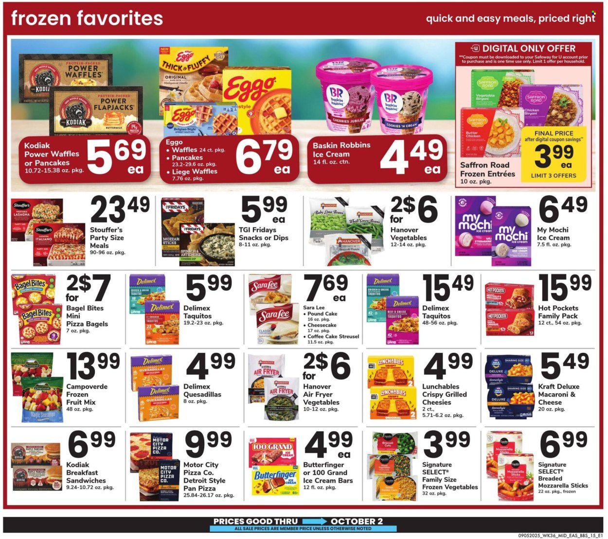 Safeway ad - 09/05/2025 - 10/02/2025. Page 15