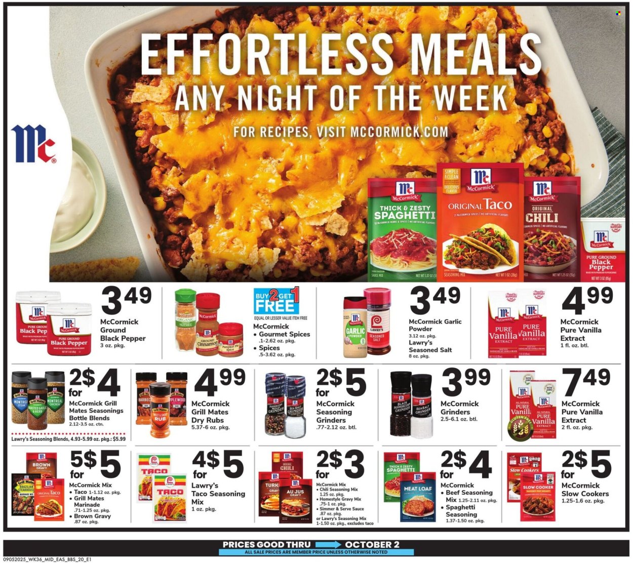 Safeway ad - 09/05/2025 - 10/02/2025. Page 20