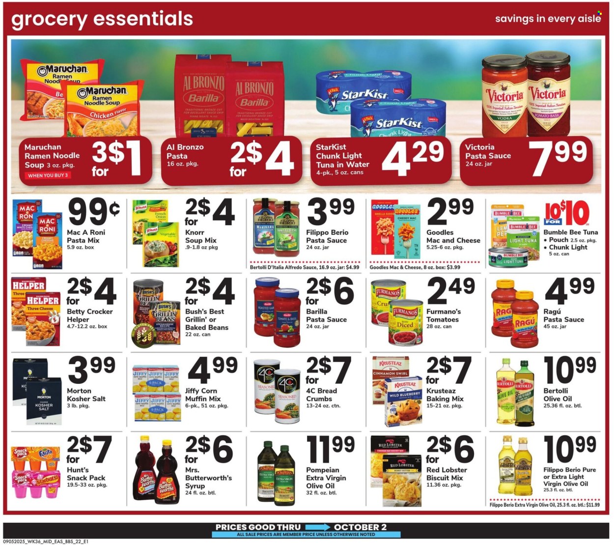 Safeway ad - 09/05/2025 - 10/02/2025. Page 22