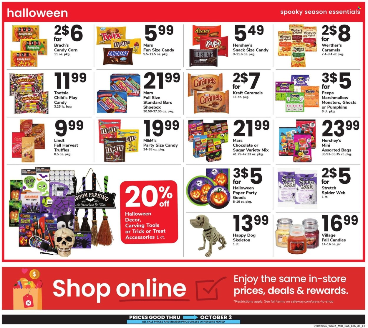 Safeway ad - 09/05/2025 - 10/02/2025. Page 31