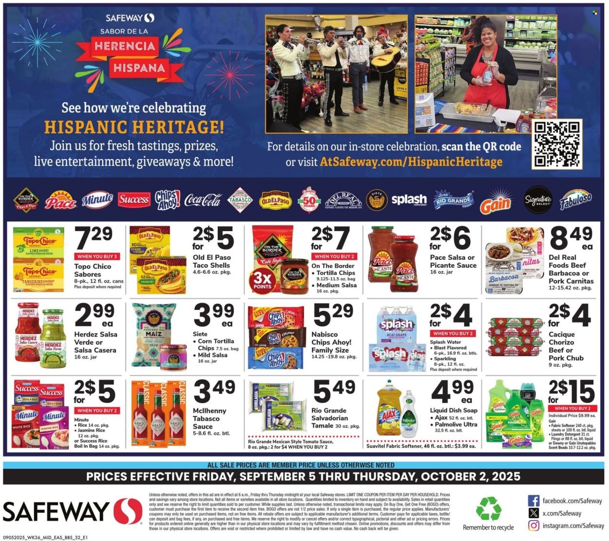 Safeway ad - 09/05/2025 - 10/02/2025. Page 32
