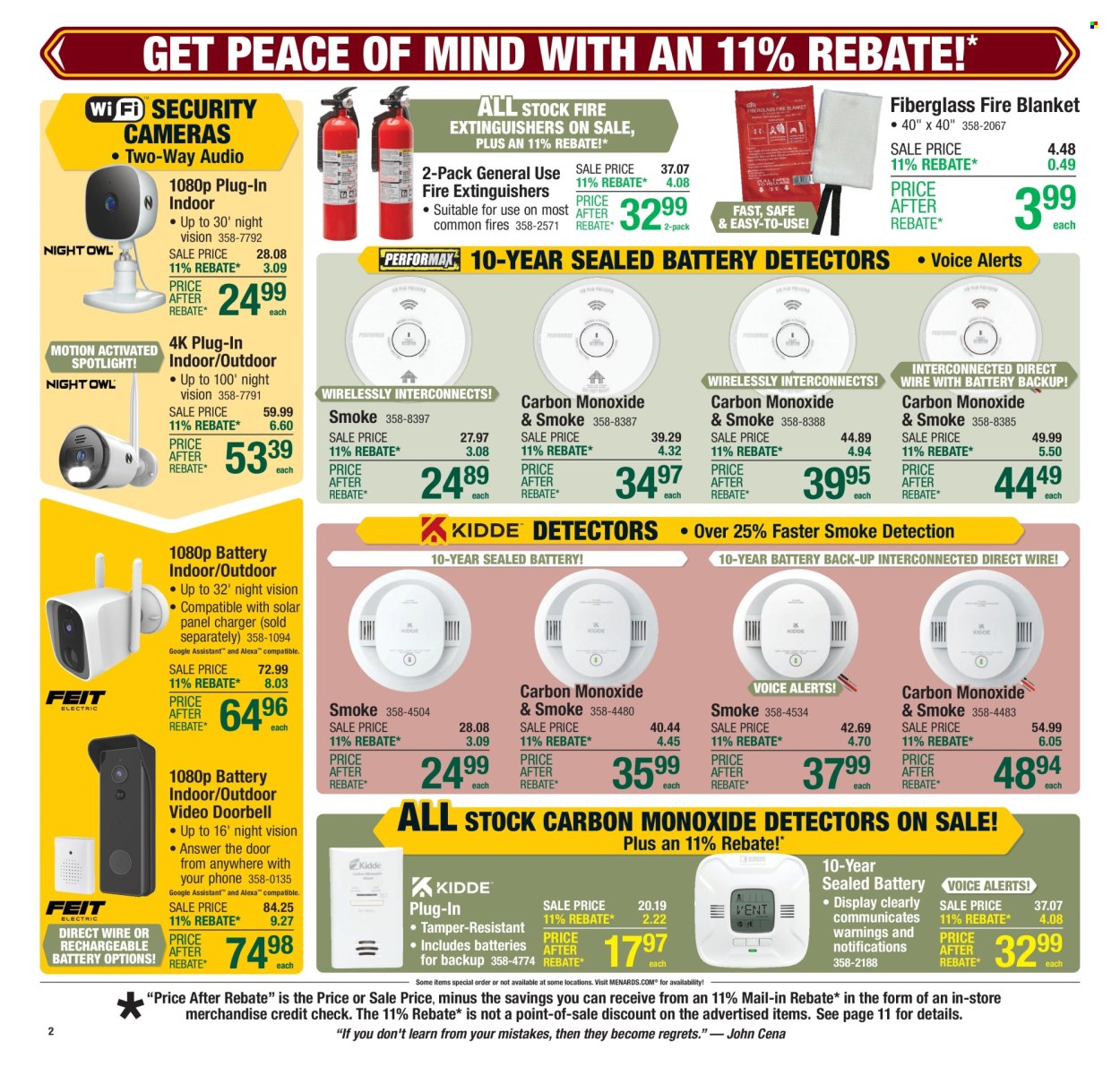 Menards ad - 09/25/2025 - 10/05/2025. Page 3
