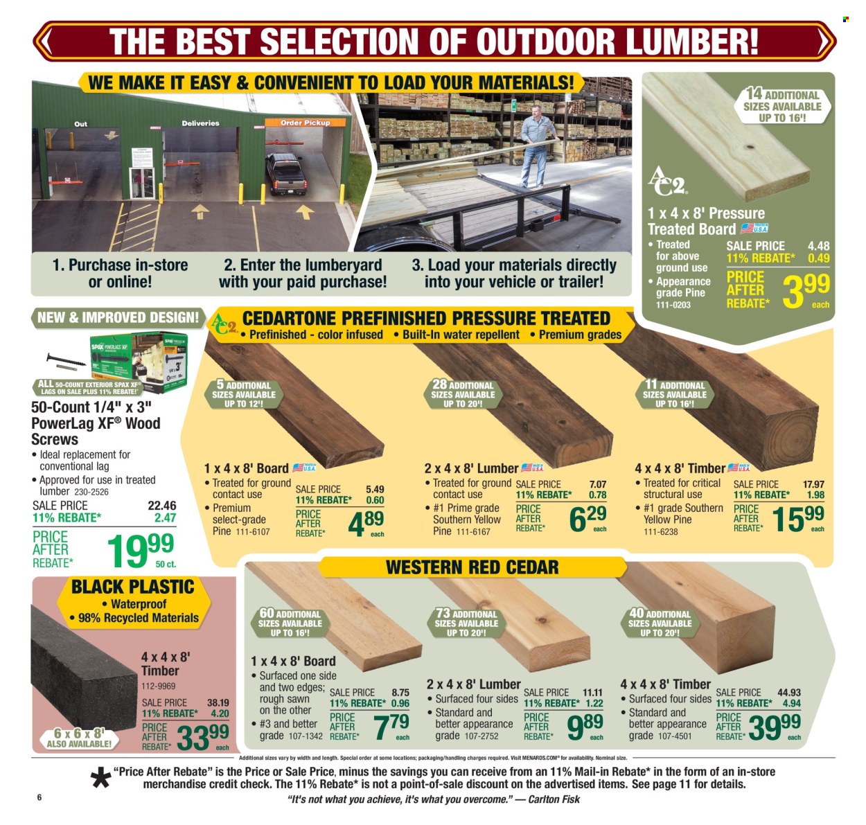 Menards ad - 09/25/2025 - 10/05/2025. Page 9
