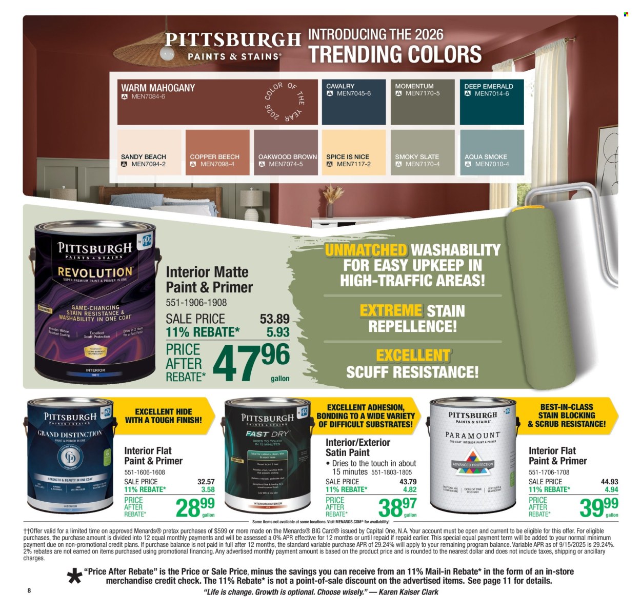 Menards ad - 09/25/2025 - 10/05/2025. Page 13