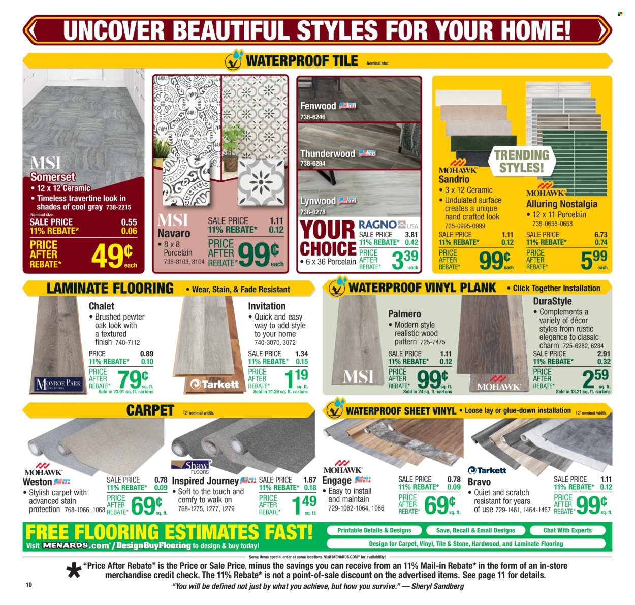 Menards ad - 09/25/2025 - 10/05/2025. Page 15