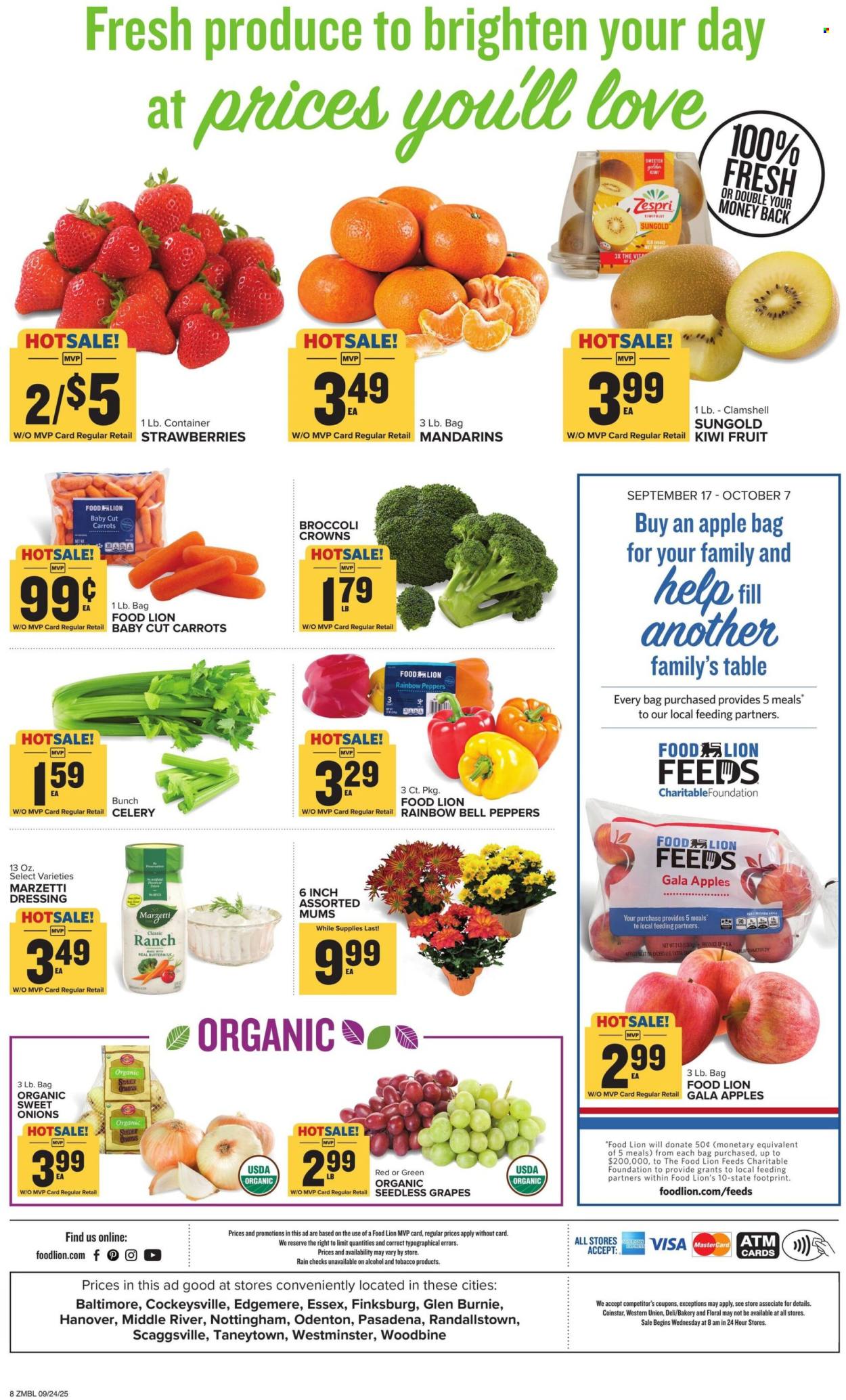 Food Lion ad - 09/24/2025 - 09/30/2025. Page 9