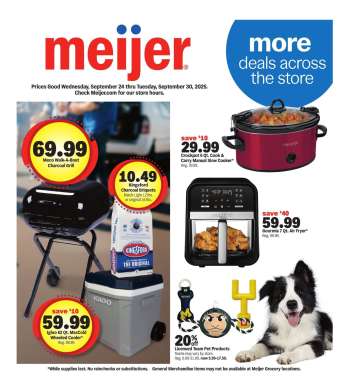 Meijer Flyer - 09/24/2025 - 09/30/2025.