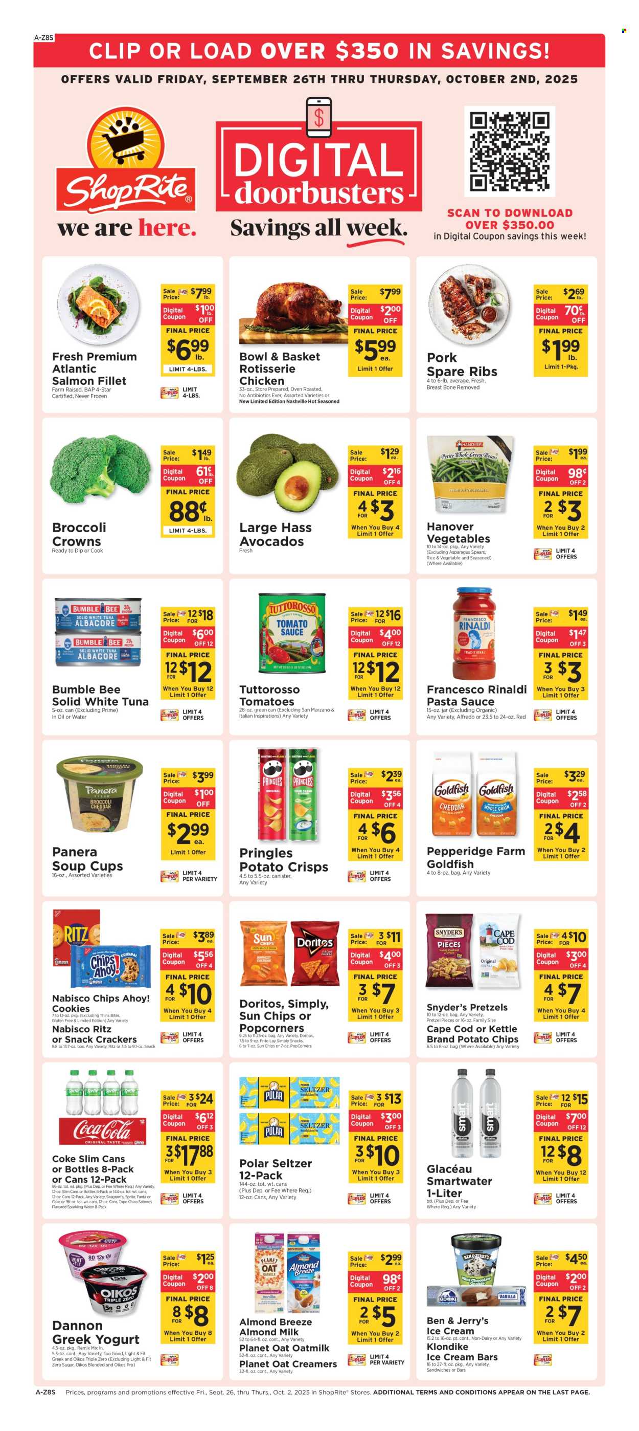 ShopRite ad - 09/26/2025 - 10/02/2025. Page 1