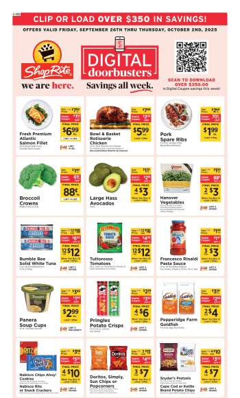 ShopRite Flyer - 09/26/2025 - 10/02/2025.