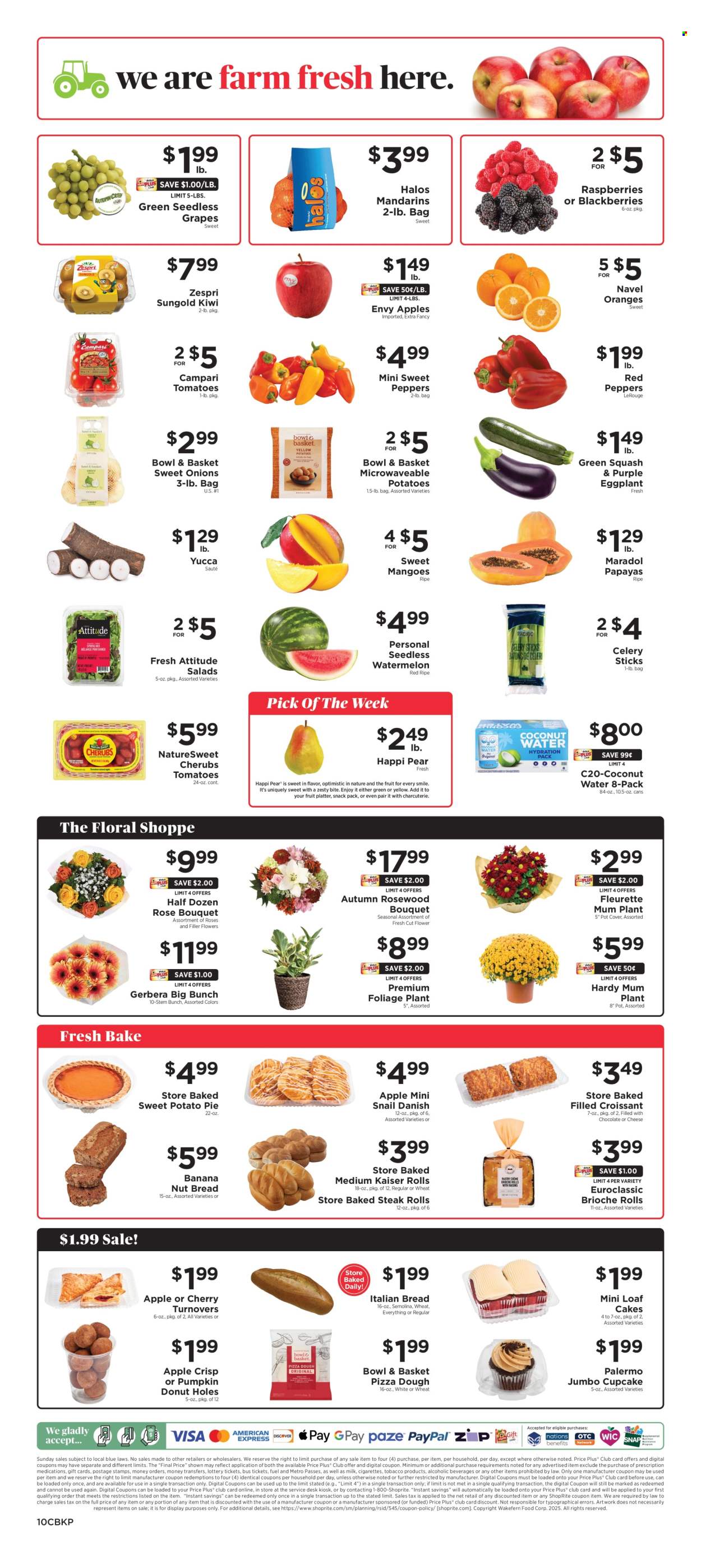 ShopRite ad - 09/26/2025 - 10/02/2025. Page 12