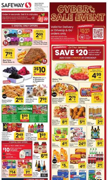 Safeway Flyer - 09/26/2025 - 10/02/2025.