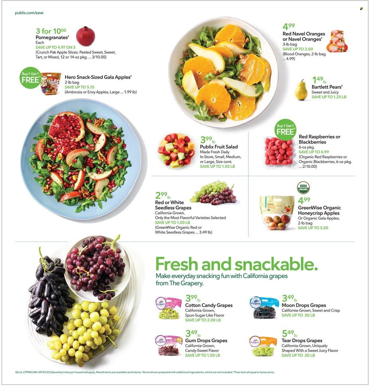 Publix ad - 09/25/2025 - 10/01/2025. Page 6