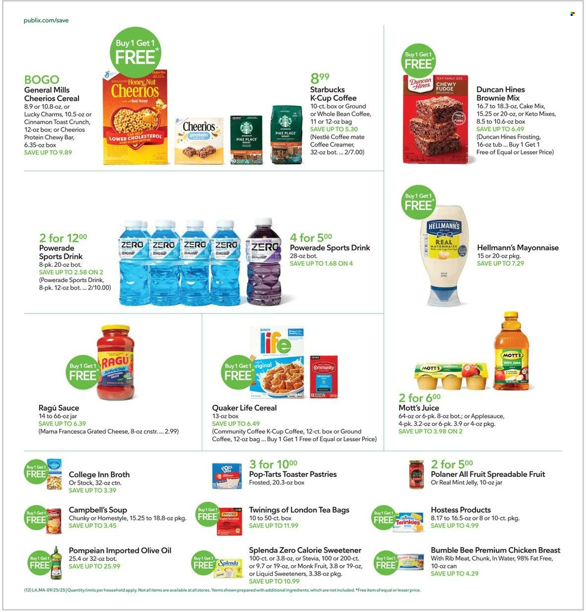 Publix ad - 09/25/2025 - 10/01/2025. Page 12