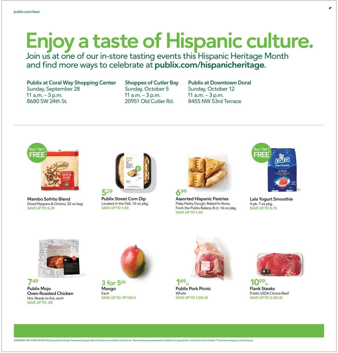 Publix ad - 09/25/2025 - 10/01/2025. Page 4