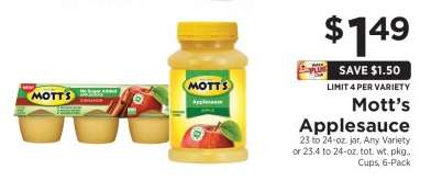 Mott's Applesauce