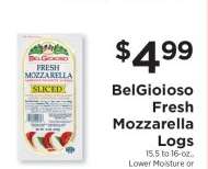 BelGioioso Fresh Mozzarella Logs