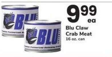 Blu Claw Crab Meat