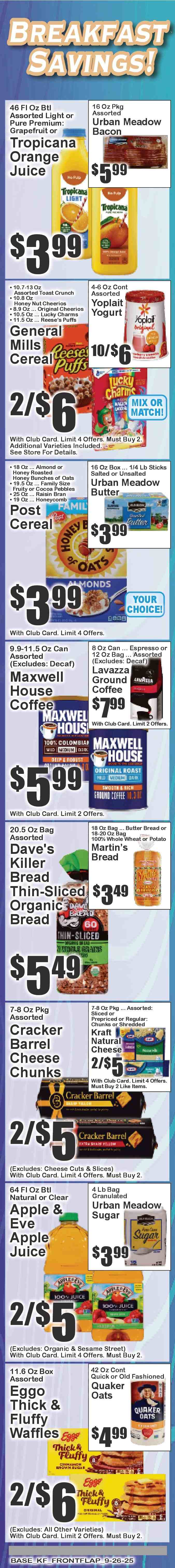 Key Food ad - 09/26/2025 - 10/02/2025. Page 2