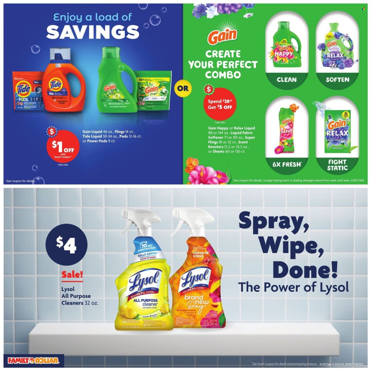 Family Dollar ad - 09/28/2025 - 10/04/2025. Page 11
