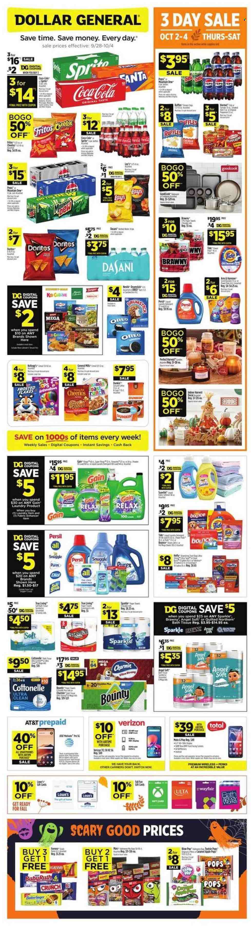 Dollar General ad - 09/28/2025 - 10/04/2025. Page 1