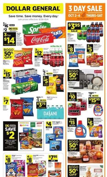 Dollar General Flyer - 09/28/2025 - 10/04/2025.