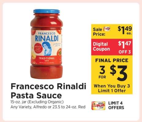 Francesco Rinaldi Pasta Sauce