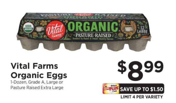 Vital Farms Organic Eggs