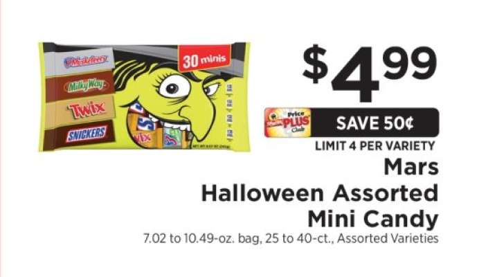 Mars Halloween Assorted Mini Candy