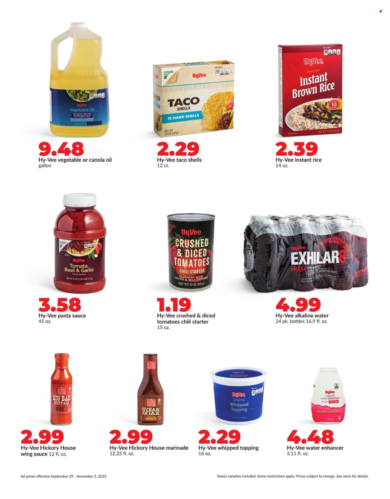 Hy-Vee ad - 09/29/2025 - 11/02/2025. Page 7