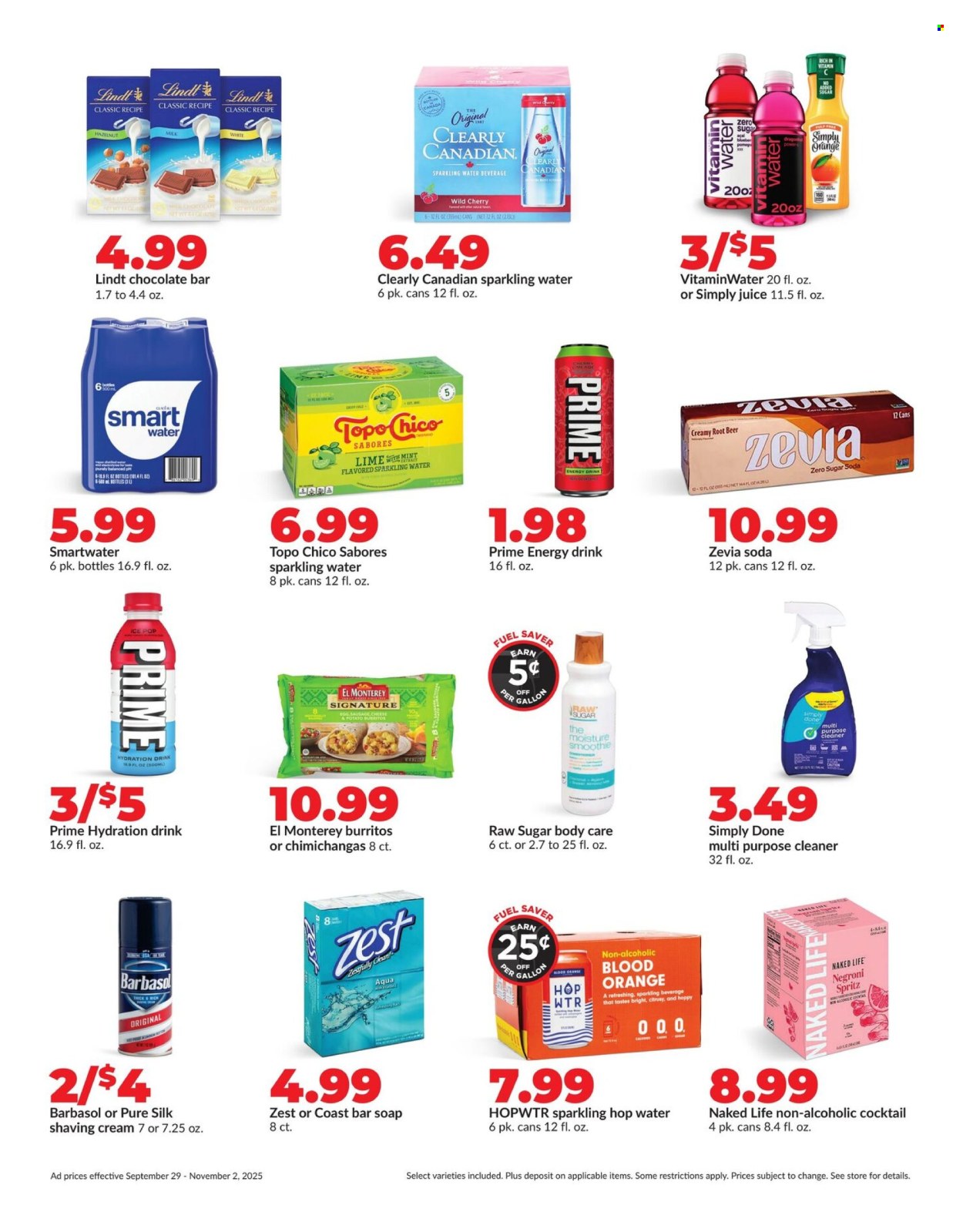 Hy-Vee ad - 09/29/2025 - 11/02/2025. Page 9