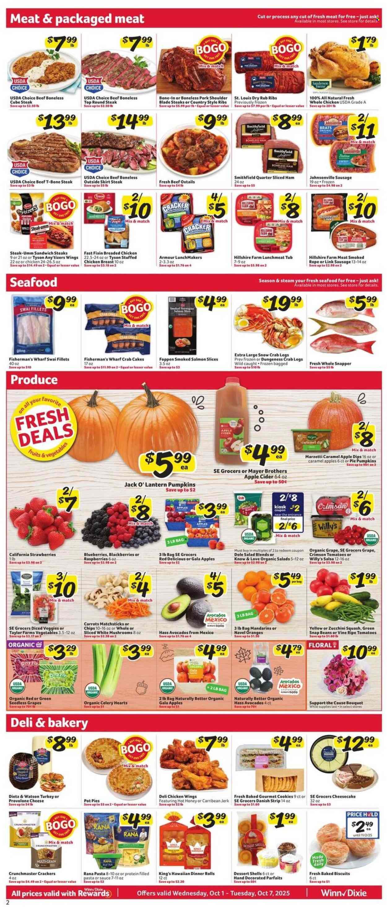 Winn Dixie ad - 10/01/2025 - 10/07/2025. Page 2