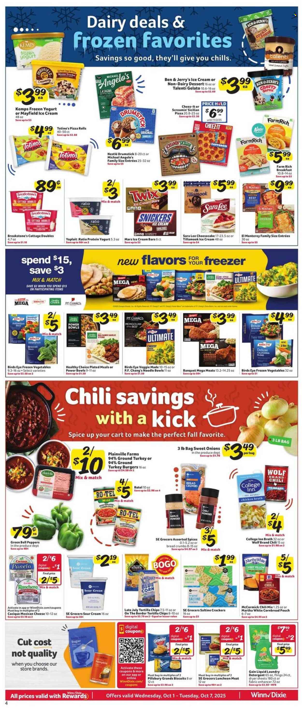 Winn Dixie ad - 10/01/2025 - 10/07/2025. Page 4