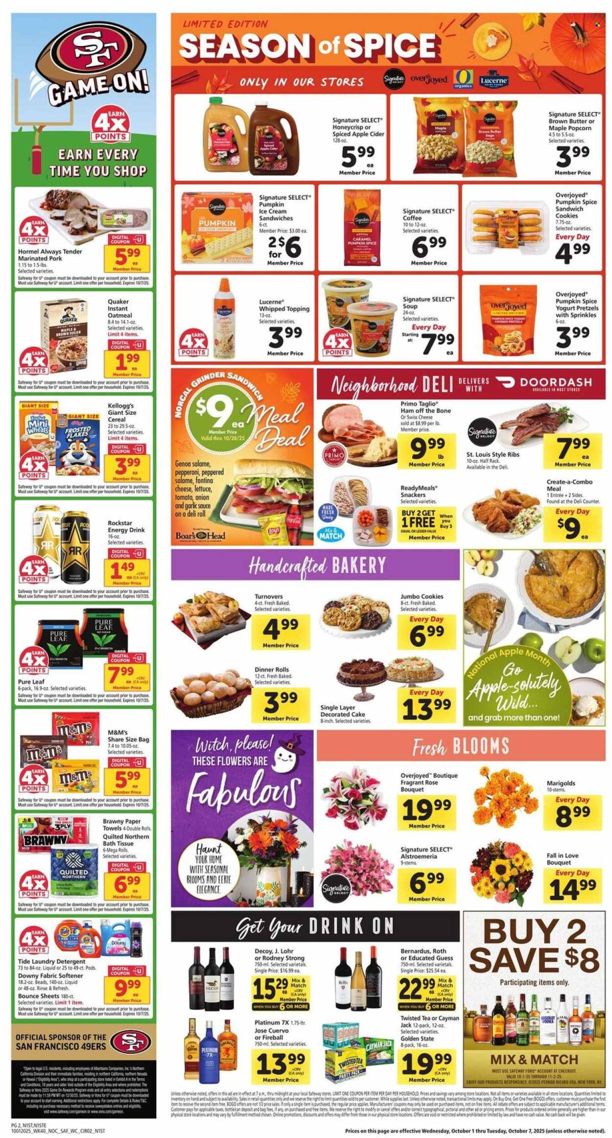 Safeway ad - 10/01/2025 - 10/07/2025. Page 2