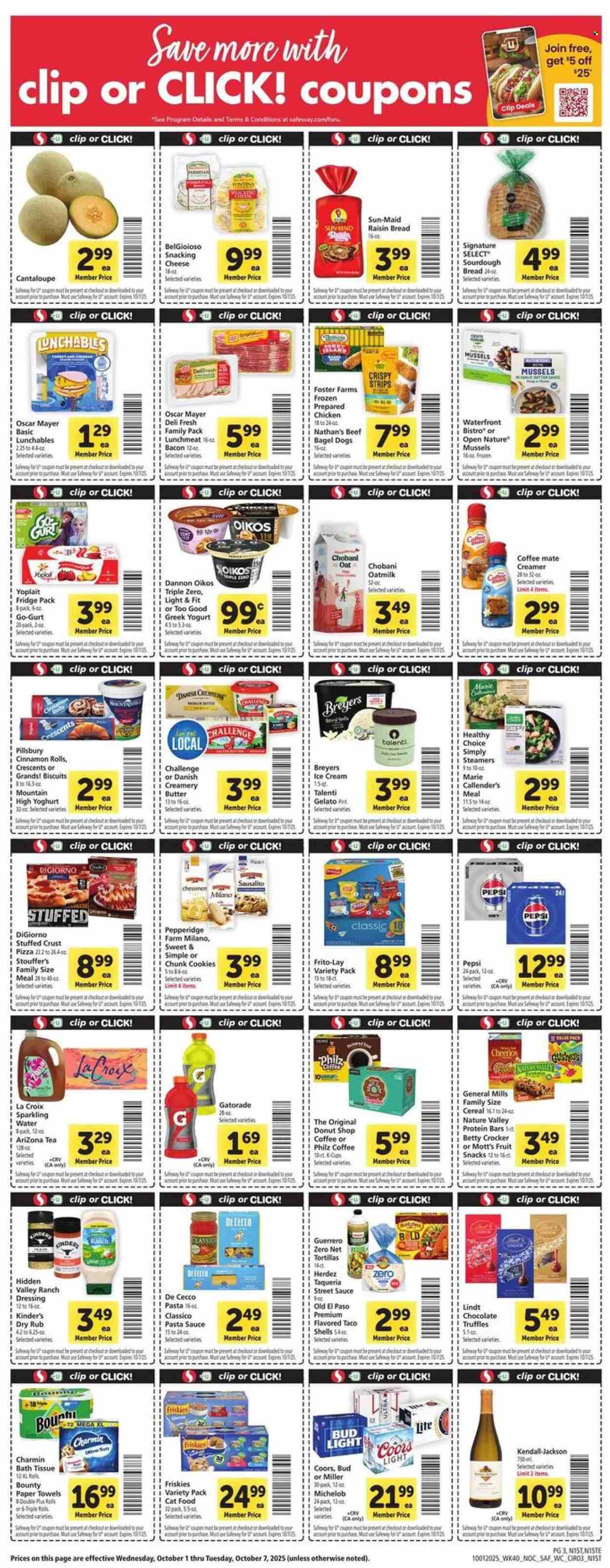 Safeway ad - 10/01/2025 - 10/07/2025. Page 3