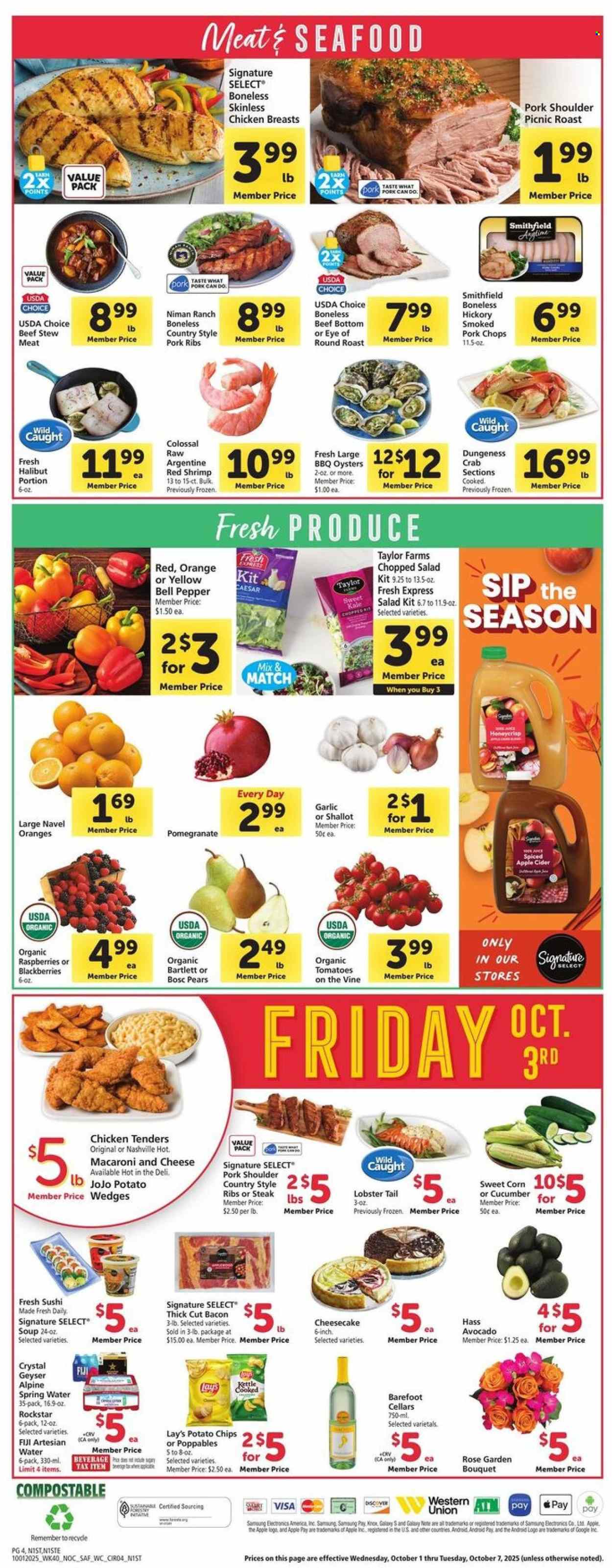 Safeway ad - 10/01/2025 - 10/07/2025. Page 4