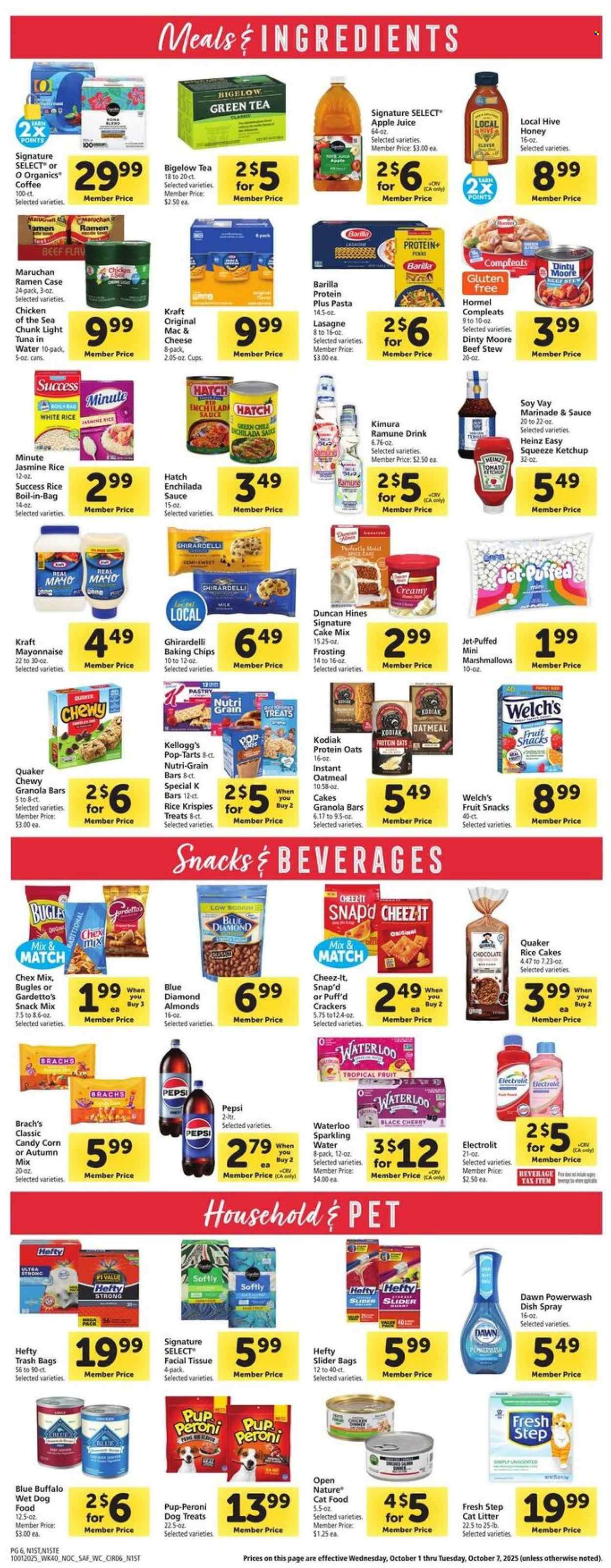 Safeway ad - 10/01/2025 - 10/07/2025. Page 6