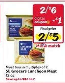 SE Grocers Luncheon Meat