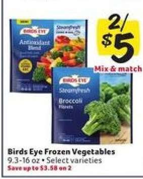 Birds Eye Frozen Vegetables